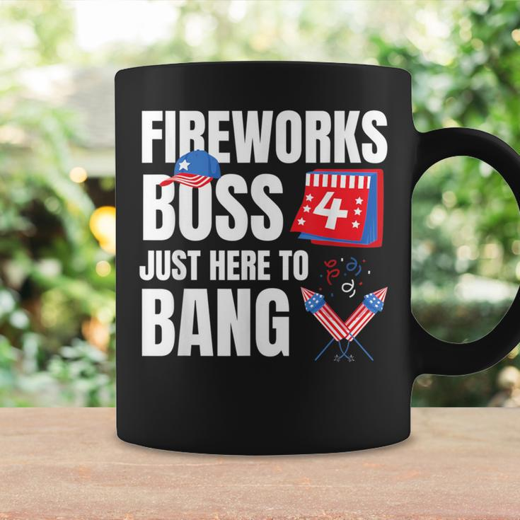 Fourth Of July Fireworks Boss I'm Just Here To Bang Coffee Mug Gifts ideas