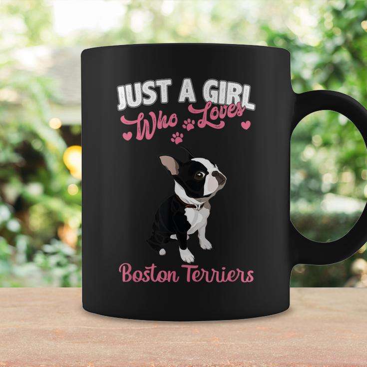 Just A Girl Who Loves Boston Terriers Coffee Mug Gifts ideas