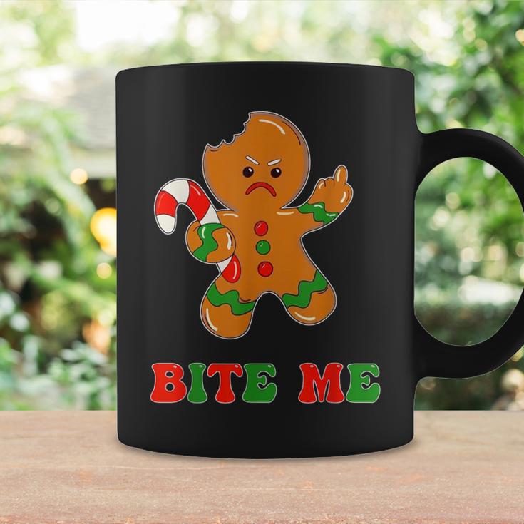 Gingerbread Man Bite Me Christmas Cookie Costume Coffee Mug Gifts ideas