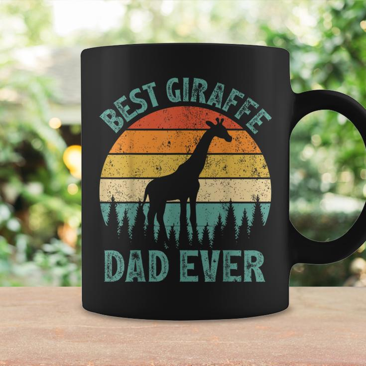 Giraffe Vintage Best Giraffe Dad Ever Father's Day Coffee Mug Gifts ideas