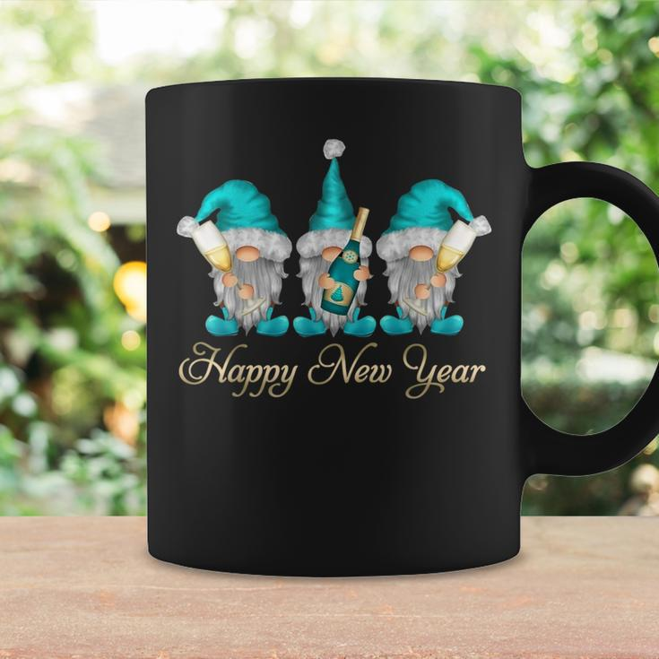 Gnomes Wine Drinking Happy New Year Western Gnomes Coffee Mug Gifts ideas