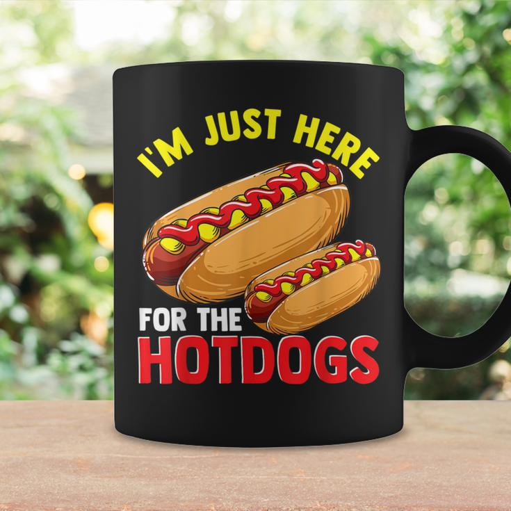 Hotdog Im Just Here For The Hotdogs Hot Dog Joke Coffee Mug Gifts ideas