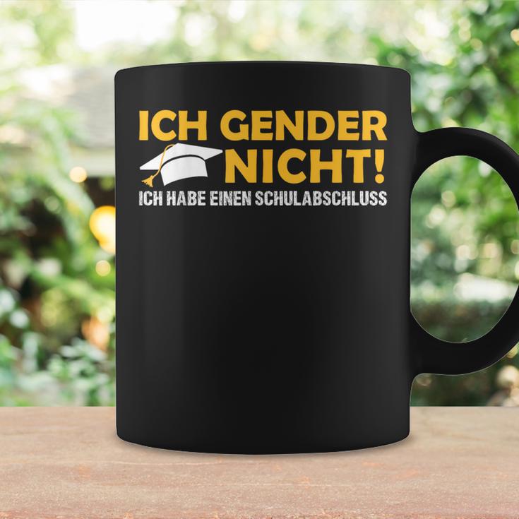 Ich Gender Nicht Ich Habe Einen Schulabschluss Green Tassen Geschenkideen