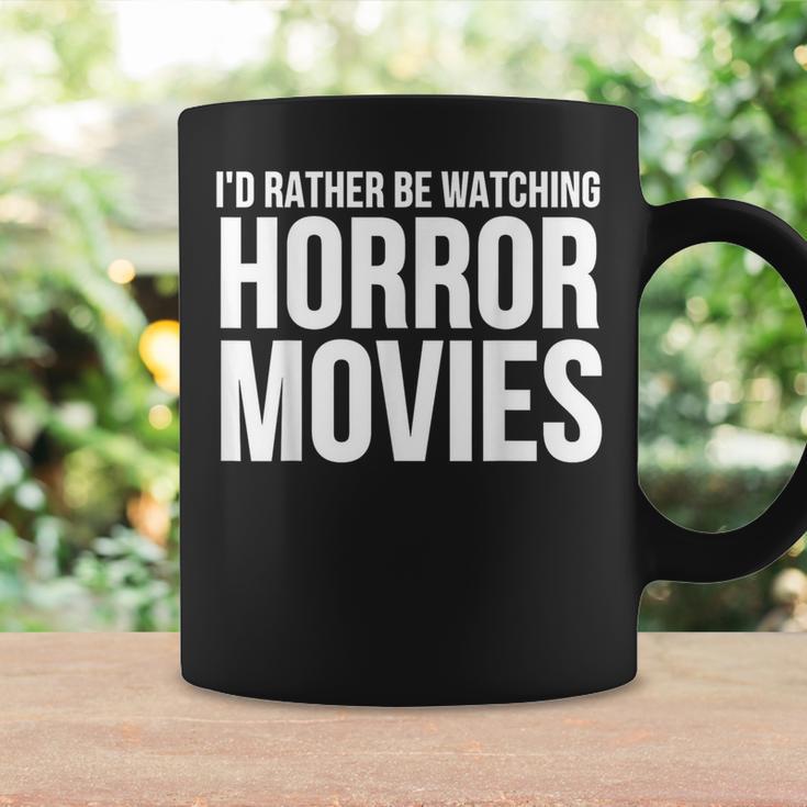 I'd Rather Be Watching Horror Movies Coffee Mug Gifts ideas