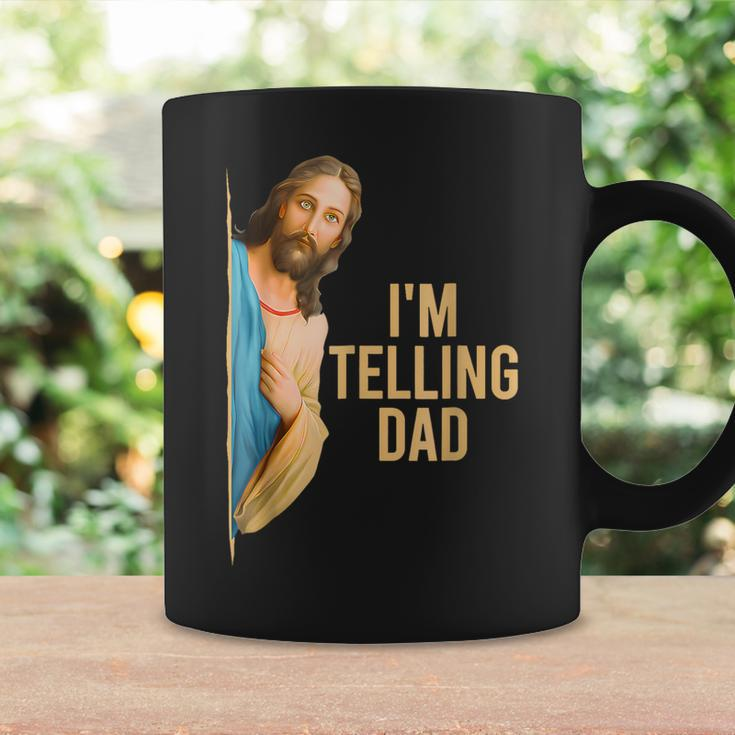 I'm Telling Dad Jesus Meme Kid Women Coffee Mug Gifts ideas