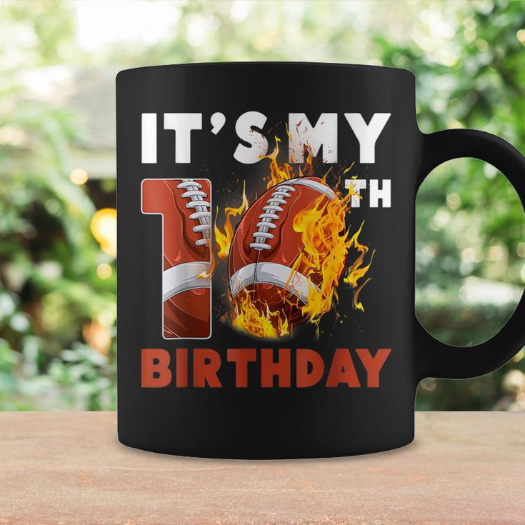 It's My 10Th Birthday 10 Years Old Football Ball Boys Coffee Mug Gifts ideas
