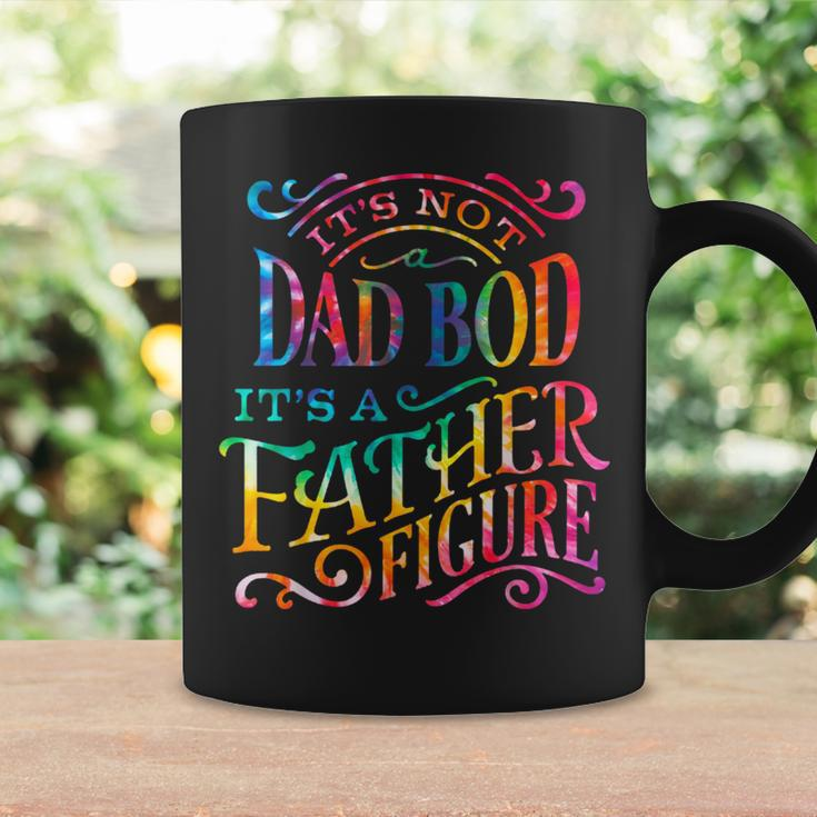 Its Not Dad Bod Father Figure Fathers Day Tie Dye Mens Coffee Mug Gifts ideas