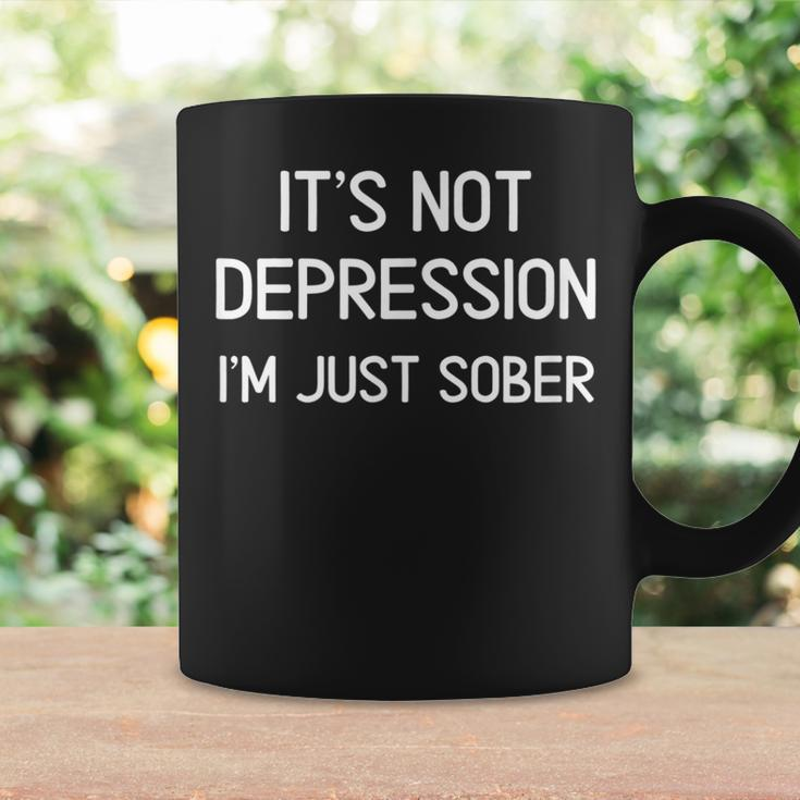 It's Not Depression I'm Just Sober Joke Sarcastic Coffee Mug Gifts ideas