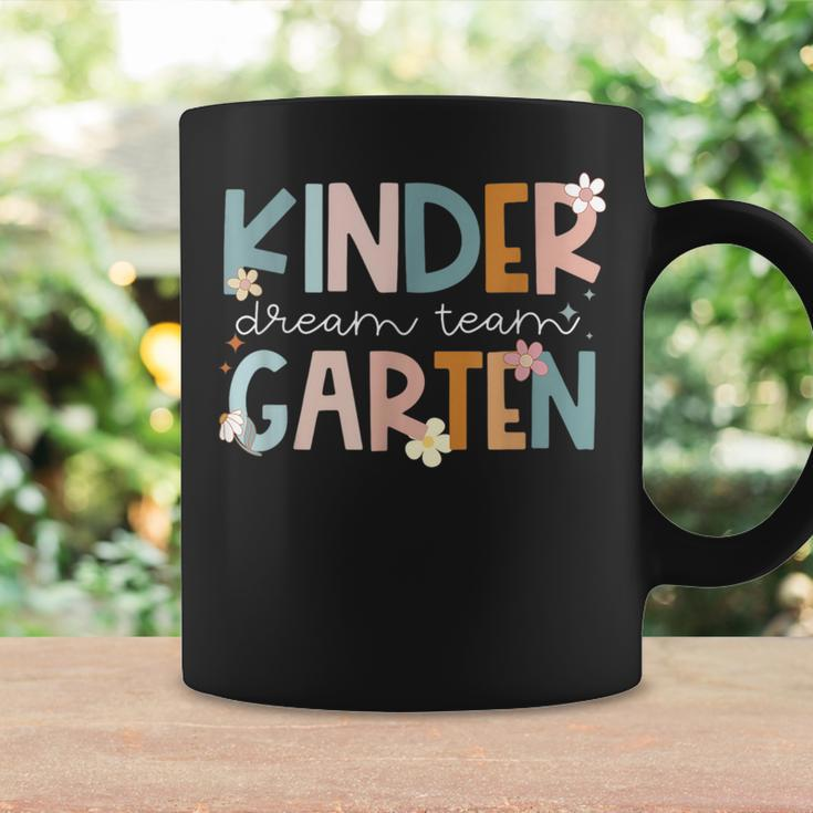 Kindergarten Dream Team Groovy Teacher Back To School Coffee Mug Gifts ideas
