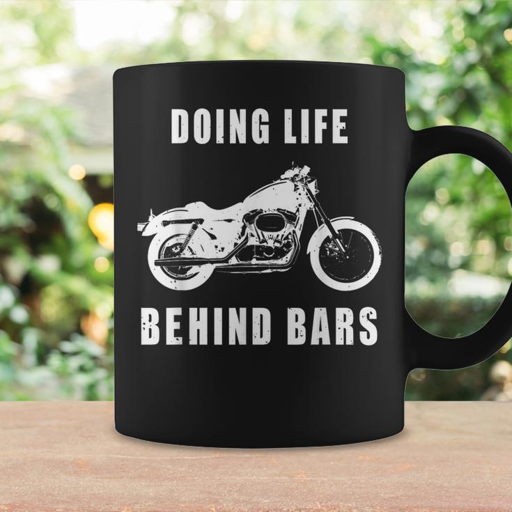 Life Behind Bars Motorcycle Biker For Women Coffee Mug Gifts ideas