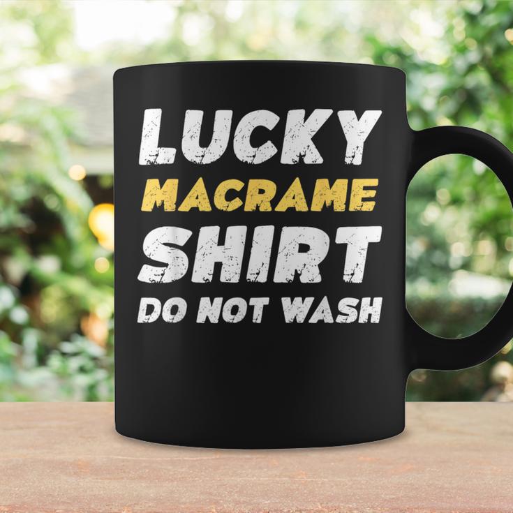 Macrame Lucky Macrame Do Not Wash Coffee Mug Gifts ideas