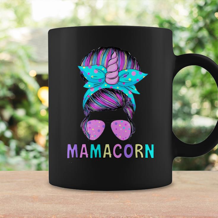 Mamacorn Unicorn Messy Bun Mom Mother's Day Girl Women Coffee Mug Gifts ideas