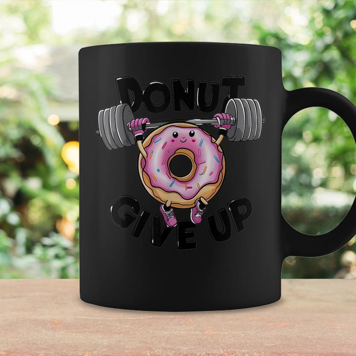 Motivational Saying Donut Give Up For Gym Lifting Men Coffee Mug Gifts ideas