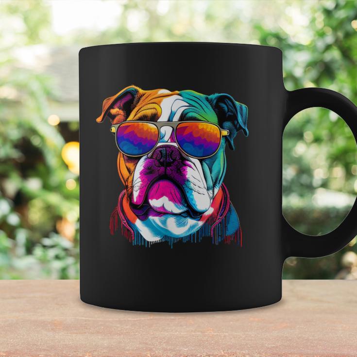 Multicolor English Bulldog Face Coffee Mug Gifts ideas