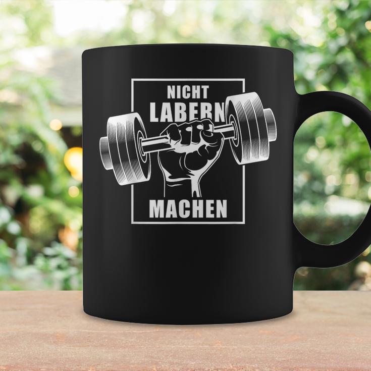 Nicht Labern Machen Kraftsport Bodybuilding Slogan Tassen Geschenkideen