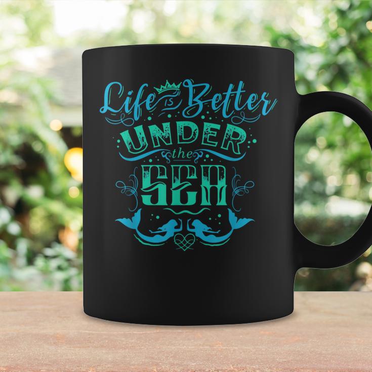 Ocean Mermaid Life Under The Sea Summer Vacation Coffee Mug Gifts ideas