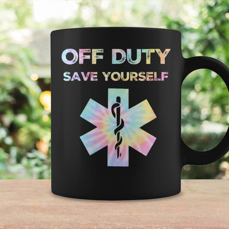 Off Duty Save Yourself Tie Dye Nurse Life Women Coffee Mug Gifts ideas