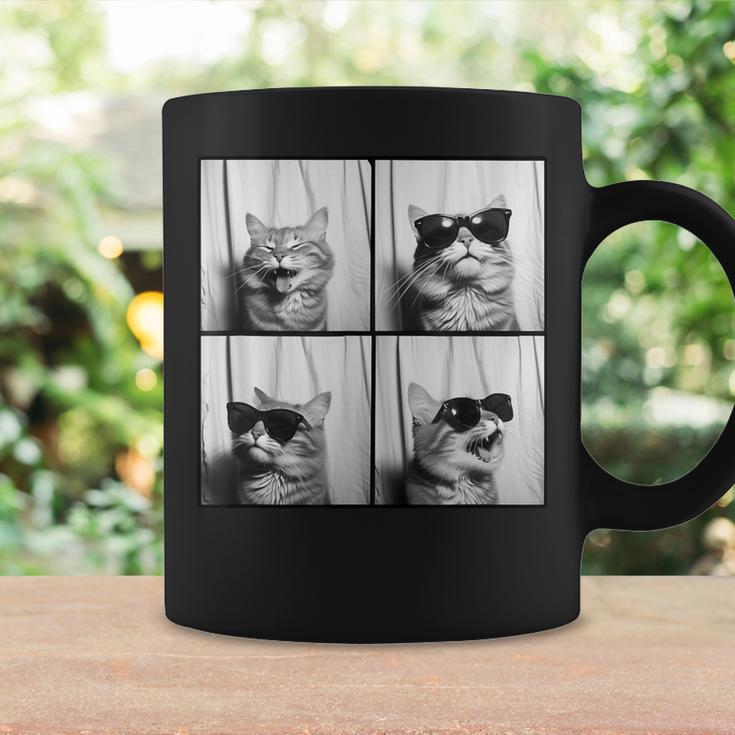 Photobooth Cat Selfie Photostrip Cute Laugh Cat Lover Coffee Mug Gifts ideas