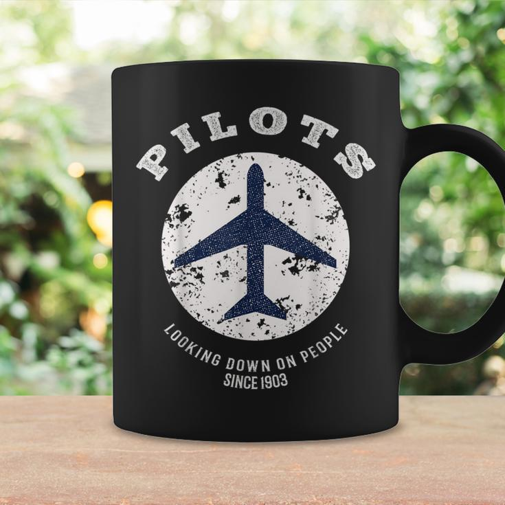 Pilot Quote Retro Airplane Vintage Aircraft Aviators Coffee Mug Gifts ideas