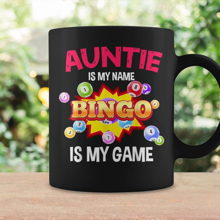 Player Auntie Is My Name Bingo Is My Game Cute Family Coffee Mug Gifts ideas
