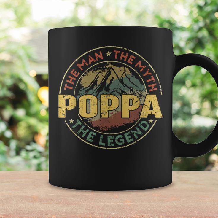 Poppa The Man The Myth The Legend Fathers Day Coffee Mug Gifts ideas