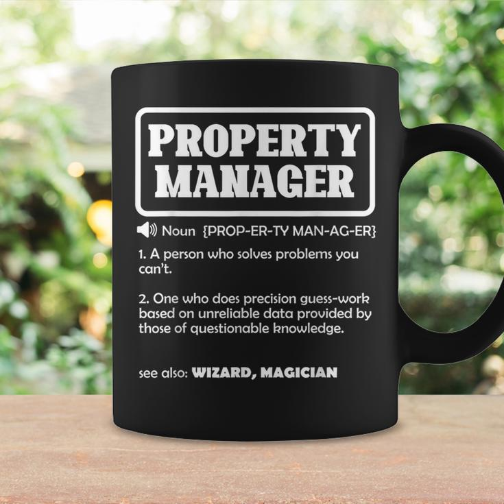 Property Manager Definition Real Estate Management Coffee Mug Gifts ideas