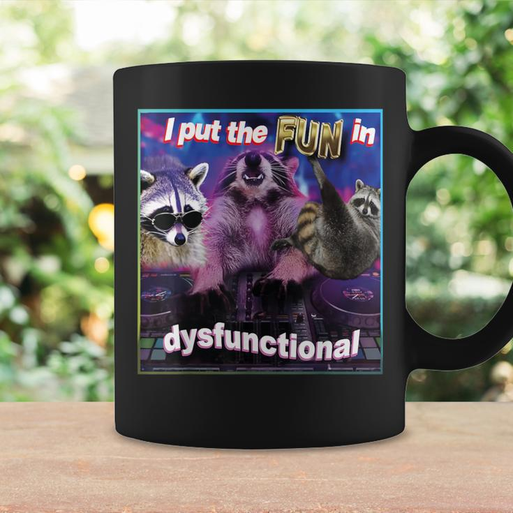 Raccoon I Put The Fun In Dysfunctional Sarcastic Panda Coffee Mug Gifts ideas