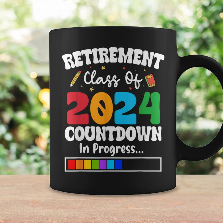 Retirement Class Of 2024 Countdown In Progress Teacher Coffee Mug Gifts ideas