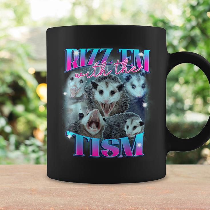 Rizz Em With The Tism Opossum Coffee Mug Gifts ideas
