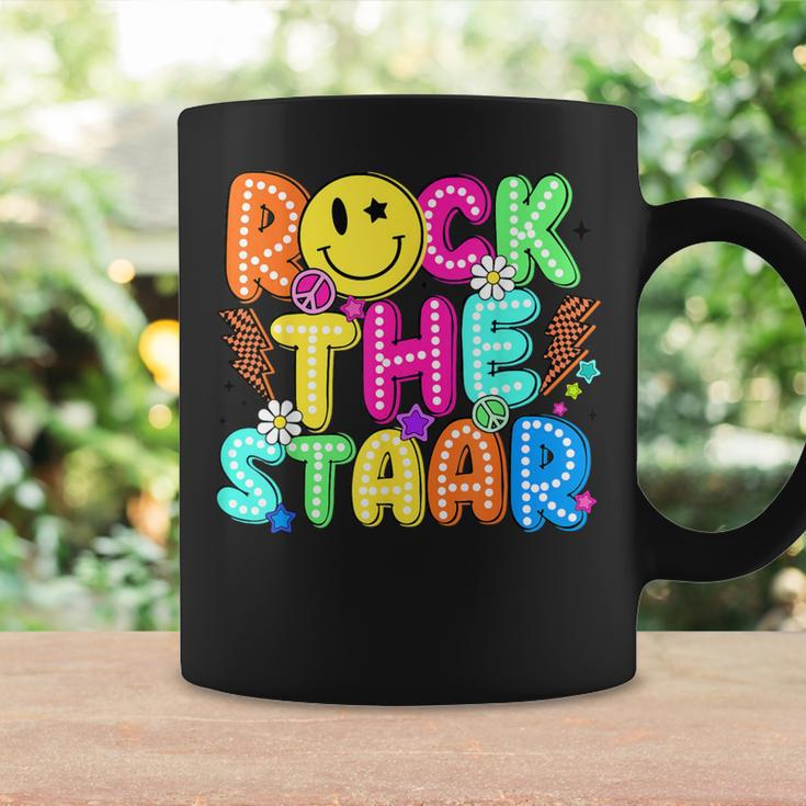 Rock The Test Testing Day Teacher Student Motivational Coffee Mug Gifts ideas