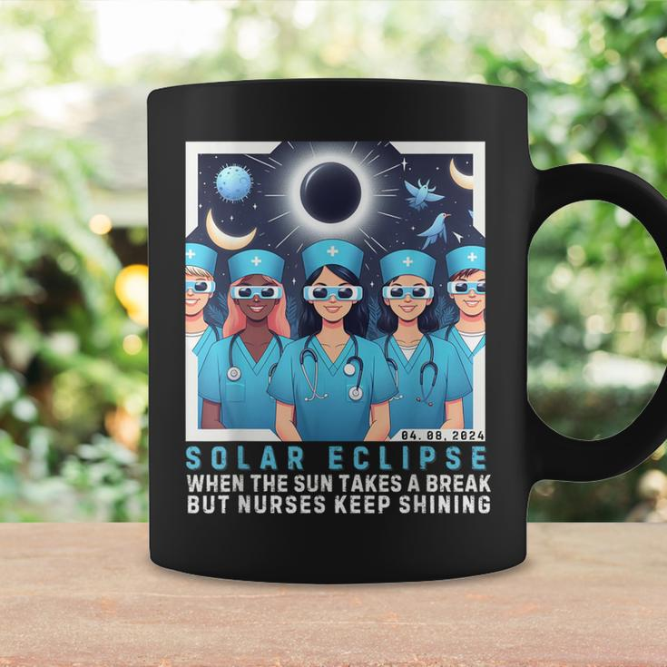 Sarcasm Nurse SayingNurse Solar Eclipse 2024 Usa Coffee Mug Gifts ideas