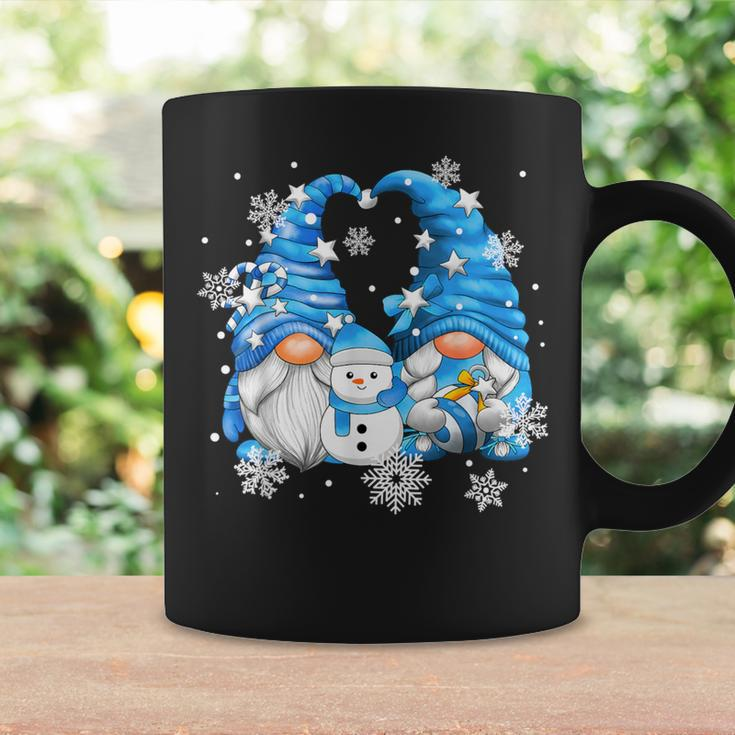 Snowman Gnomies With Snowflakes Cute Winter Gnome Coffee Mug Gifts ideas