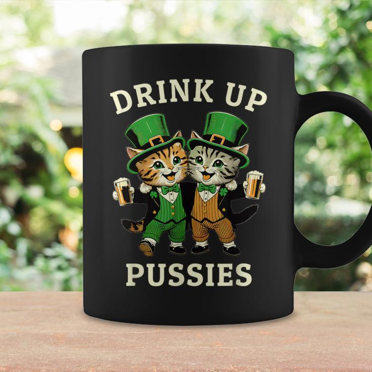 St Patrick's Day Drinking Drink Up Pussies Bartender Coffee Mug Gifts ideas