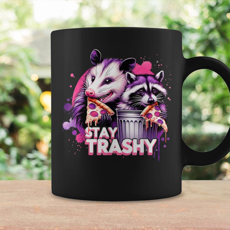 Stay Trashy Raccoons Opossums Possums Animals Lover Coffee Mug Gifts ideas