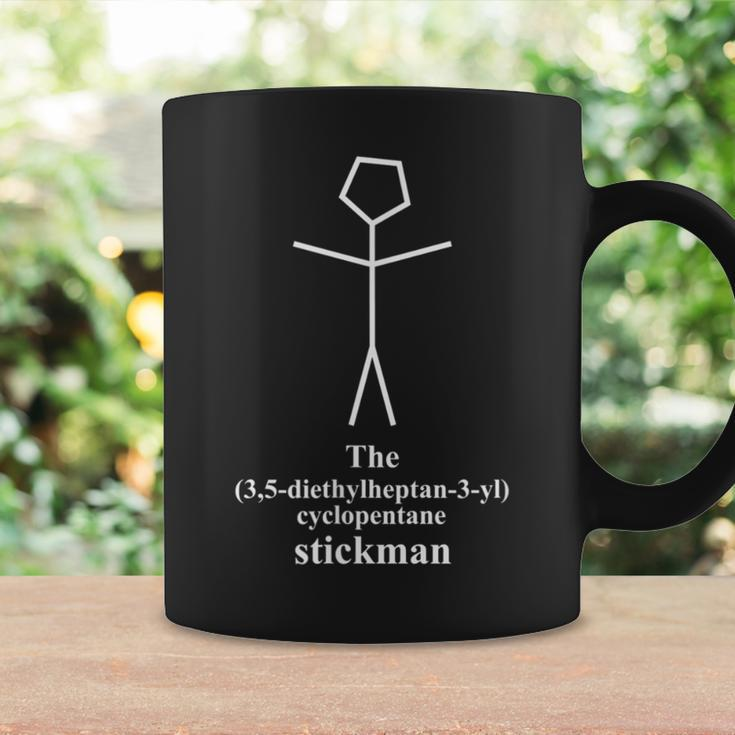 Stickman Organic Chemistry Iupac Joke – White Coffee Mug Gifts ideas