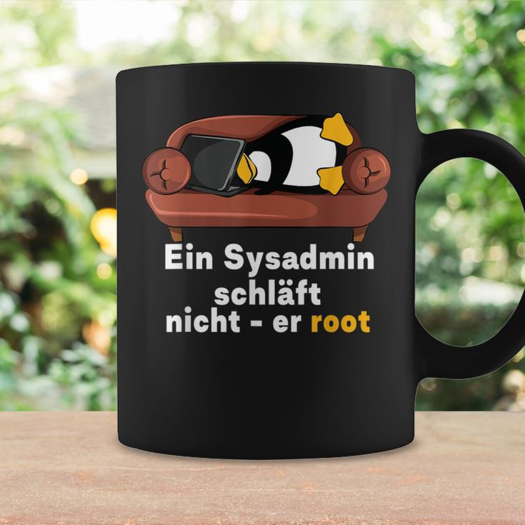 Sysadmin Doesn't Sleep He Root Nerds Penguin Tassen Geschenkideen