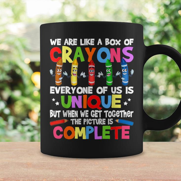 Teacher We Are Like A Box Of Crayons Humor Coffee Mug Gifts ideas