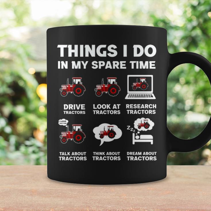 Tractors Lover 6 Things I Do In My Spare Time Tractor Coffee Mug Gifts ideas