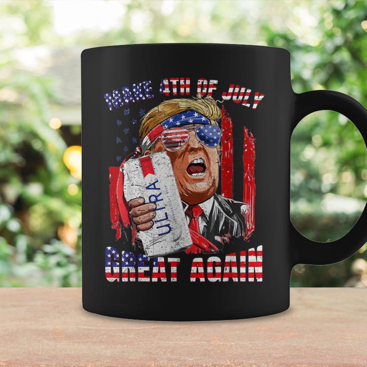 Trump Drinking Make 4Th Of July Great Again Us Flag Coffee Mug Gifts ideas