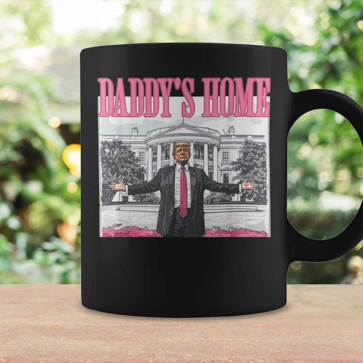 Trump Pink Daddys Home Trump 2024 Coffee Mug Gifts ideas
