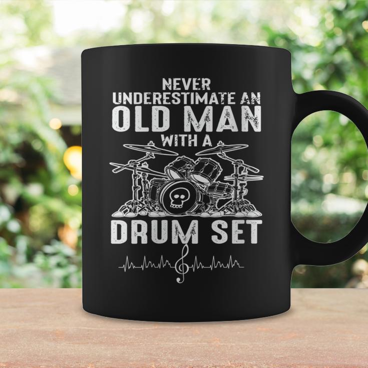 Never Underestimate An Old Man With A Drum Set Coffee Mug Gifts ideas