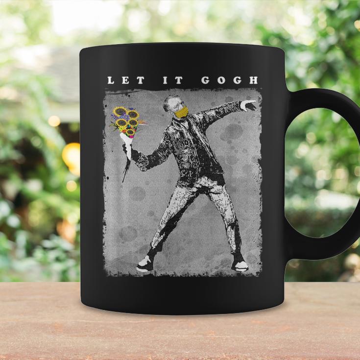 Van Gogh Pun Graphic Let It Gogh Aesthetic Coffee Mug Gifts ideas