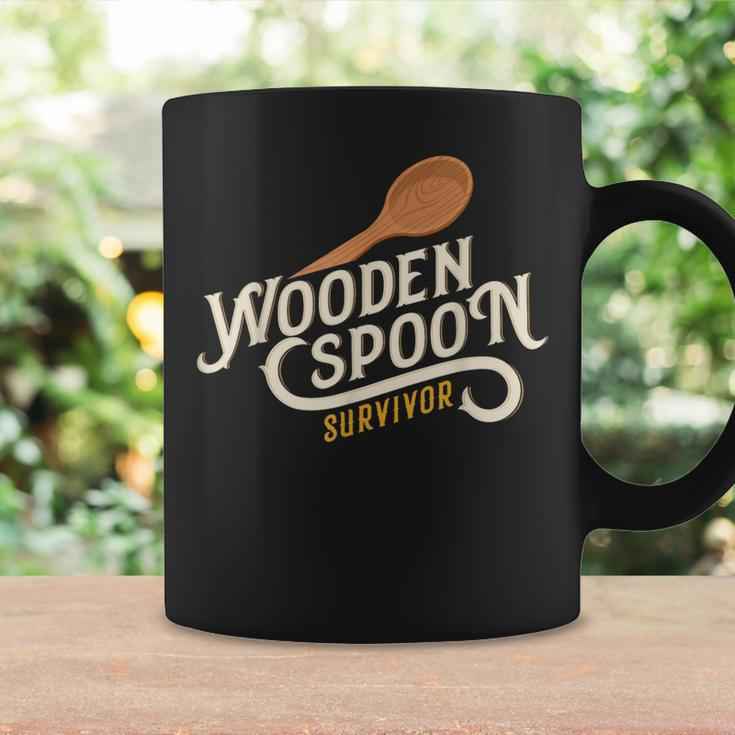 Wooden Spoon Survivor Vintage Retro Humor Coffee Mug Gifts ideas