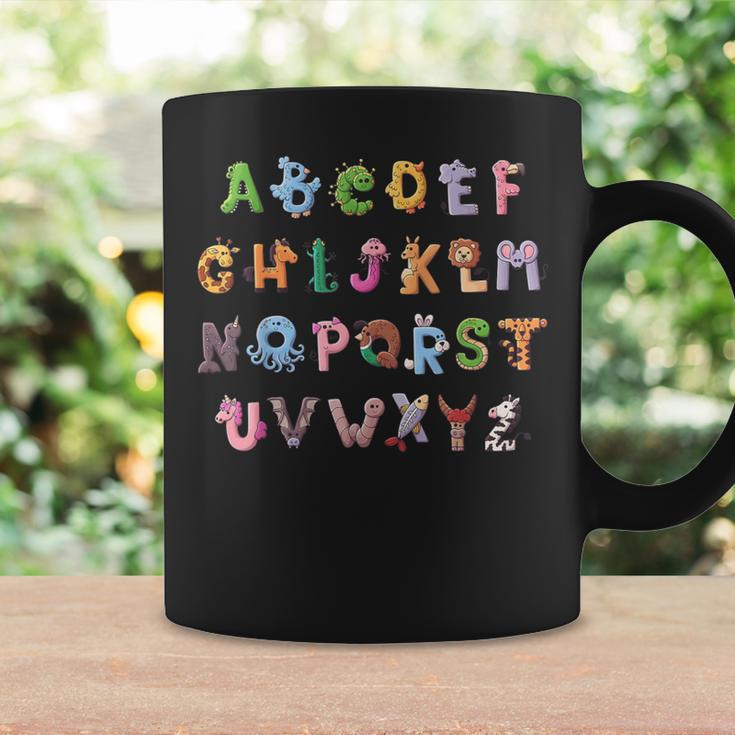 Funy Alphabet Abcs Animal Learning Kindergarten Teacher Coffee Mug Gifts ideas