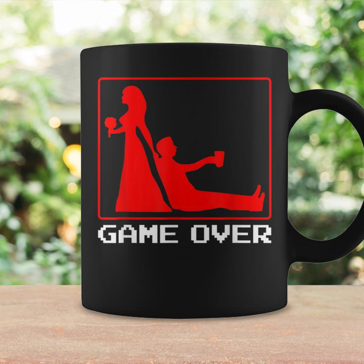 Game Over Wedding Marriage Groom Bachelor Gamer Gaming Coffee Mug Gifts ideas