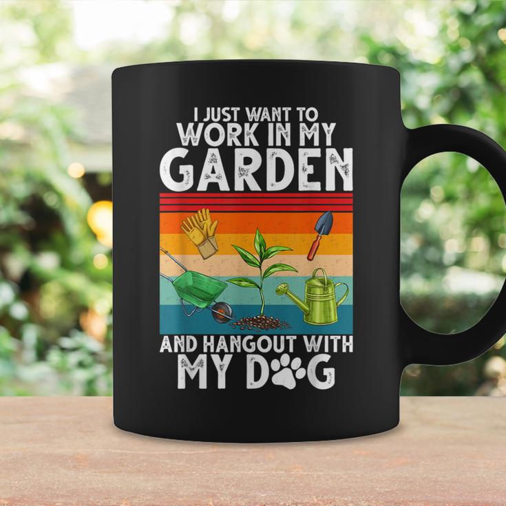 Gardening Garden Lover Gardener Dog Lover Plants Women Coffee Mug Gifts ideas
