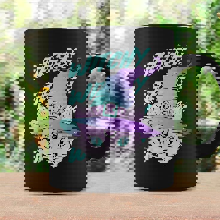 Gato Bruja Gótico Pastel Kawaii Gradiente Estético Pastel Taza de café Ideas de regalos