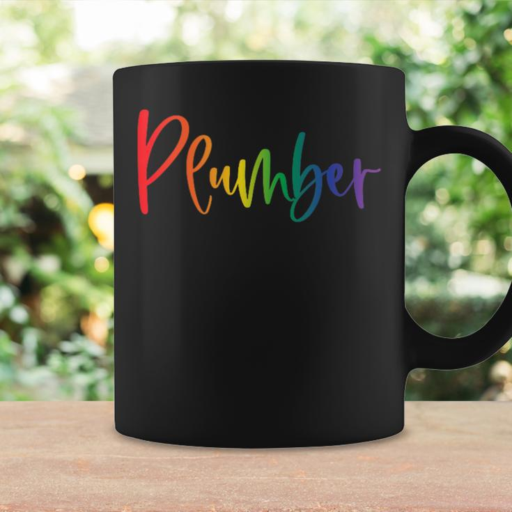 Gay Lesbian Transgender Pride Plumber Lives Matter Coffee Mug Gifts ideas