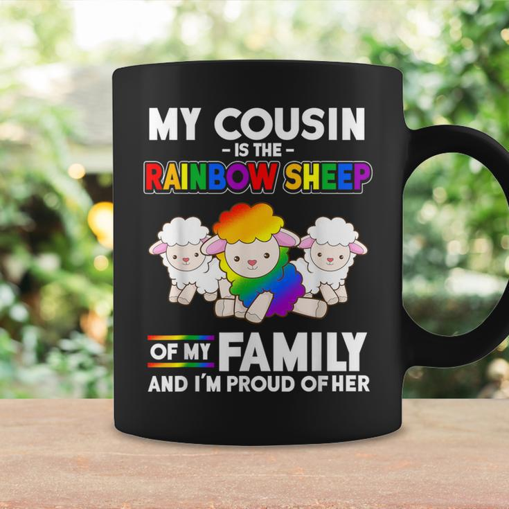 Gay Pride Week My Cousin Is Rainbow Sheep Of Family Coffee Mug Gifts ideas
