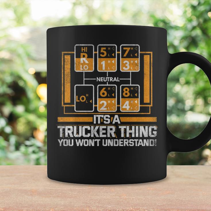 Gear Shift Truck Driver Trucker Coffee Mug Gifts ideas